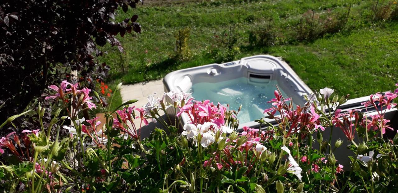 A4 Km De Megeve Tres Joli Studio Avec Jacuzzi ,Vue Sur Les Montagnes Au Calme Praz-sur-Arly Bagian luar foto